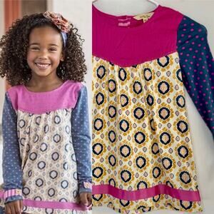 Matilda Jane girls sz 6 never grow old tunic shirt retired print